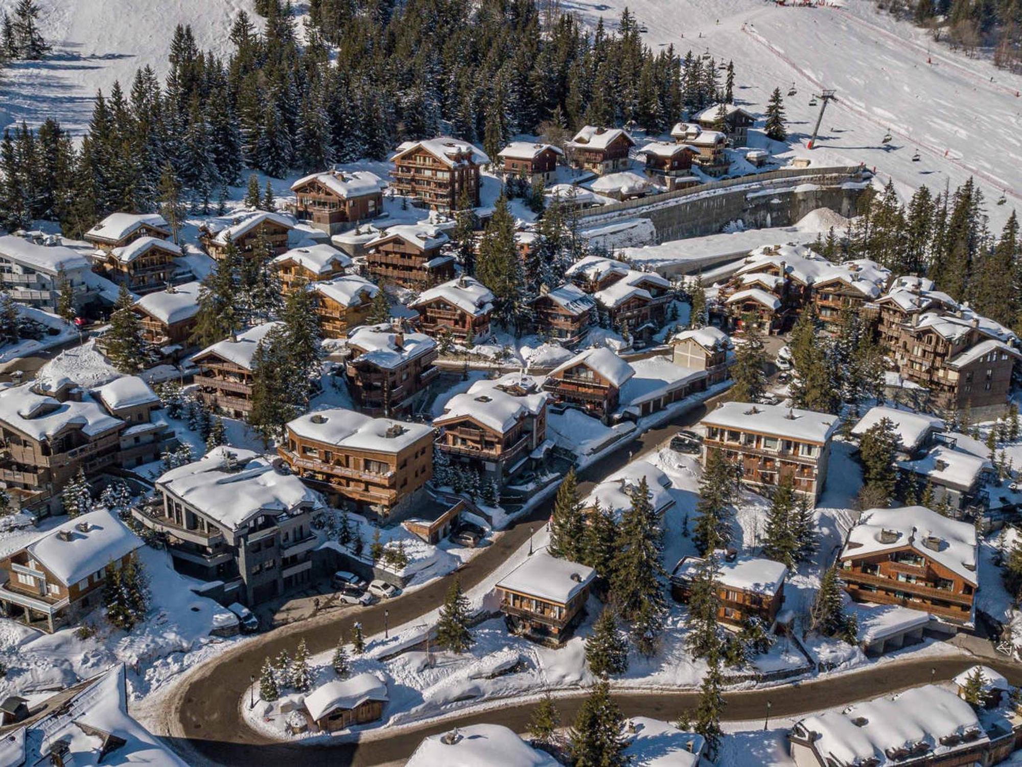 Chalet Cosy Proche Des Pistes Avec Sauna Et Cheminee - Courchevel 1850 - Fr-1-564-25 Villa Bagian luar foto