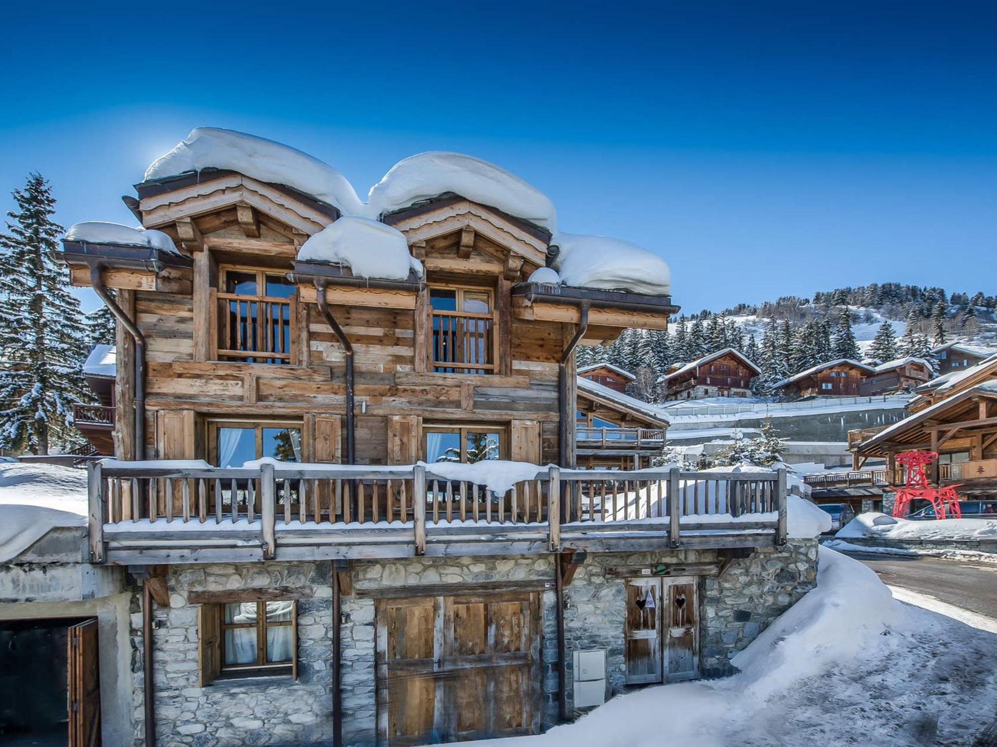 Chalet Cosy Proche Des Pistes Avec Sauna Et Cheminee - Courchevel 1850 - Fr-1-564-25 Villa Bagian luar foto