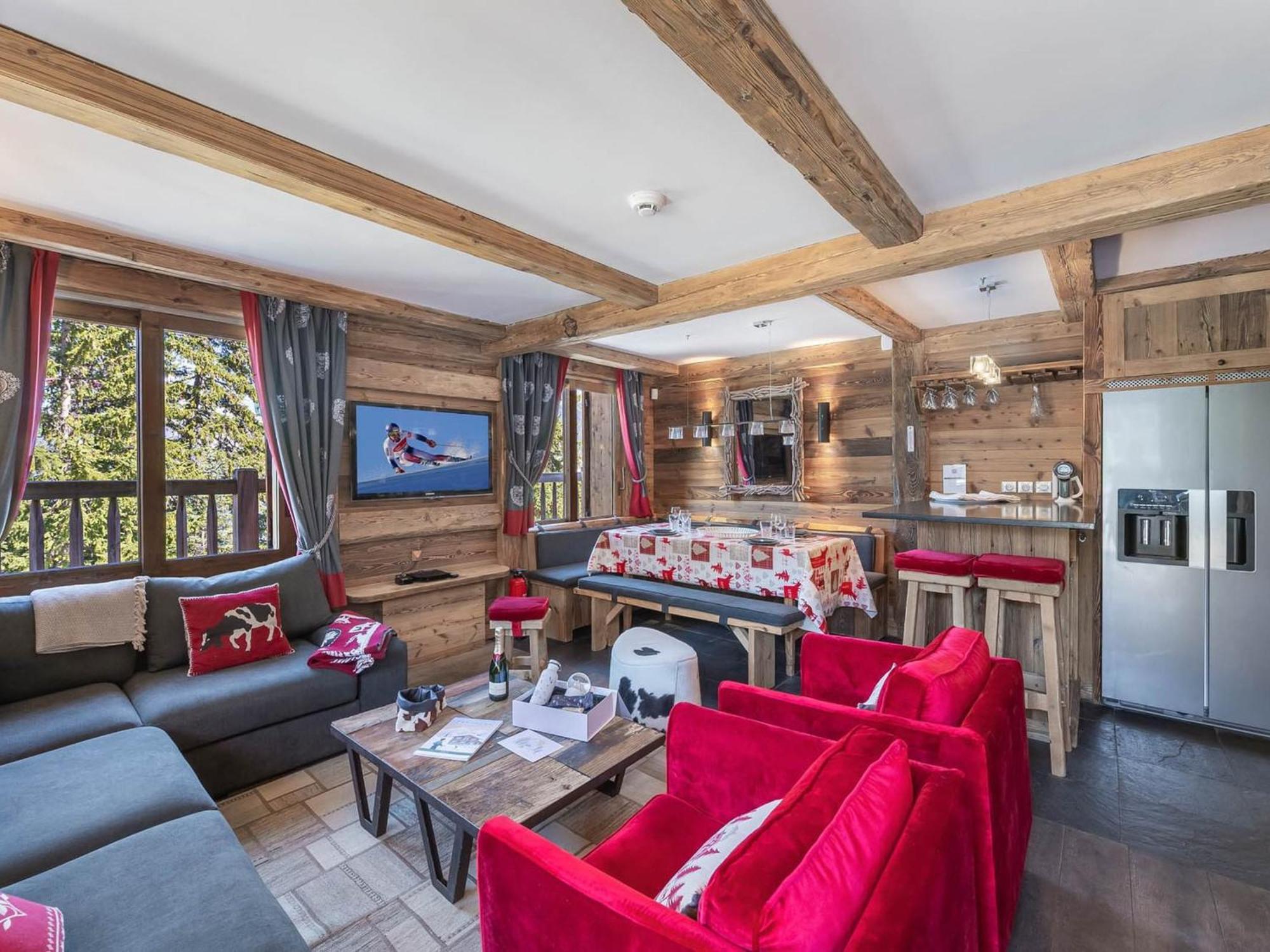 Chalet Cosy Proche Des Pistes Avec Sauna Et Cheminee - Courchevel 1850 - Fr-1-564-25 Villa Bagian luar foto